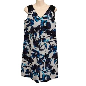 🔵BOGO FREE🔵 Simply Vera by Vera Want Floral Loose Fit Sleeveless Dress Sz 8